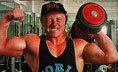 Cronos in the gym,kickin'ass!!